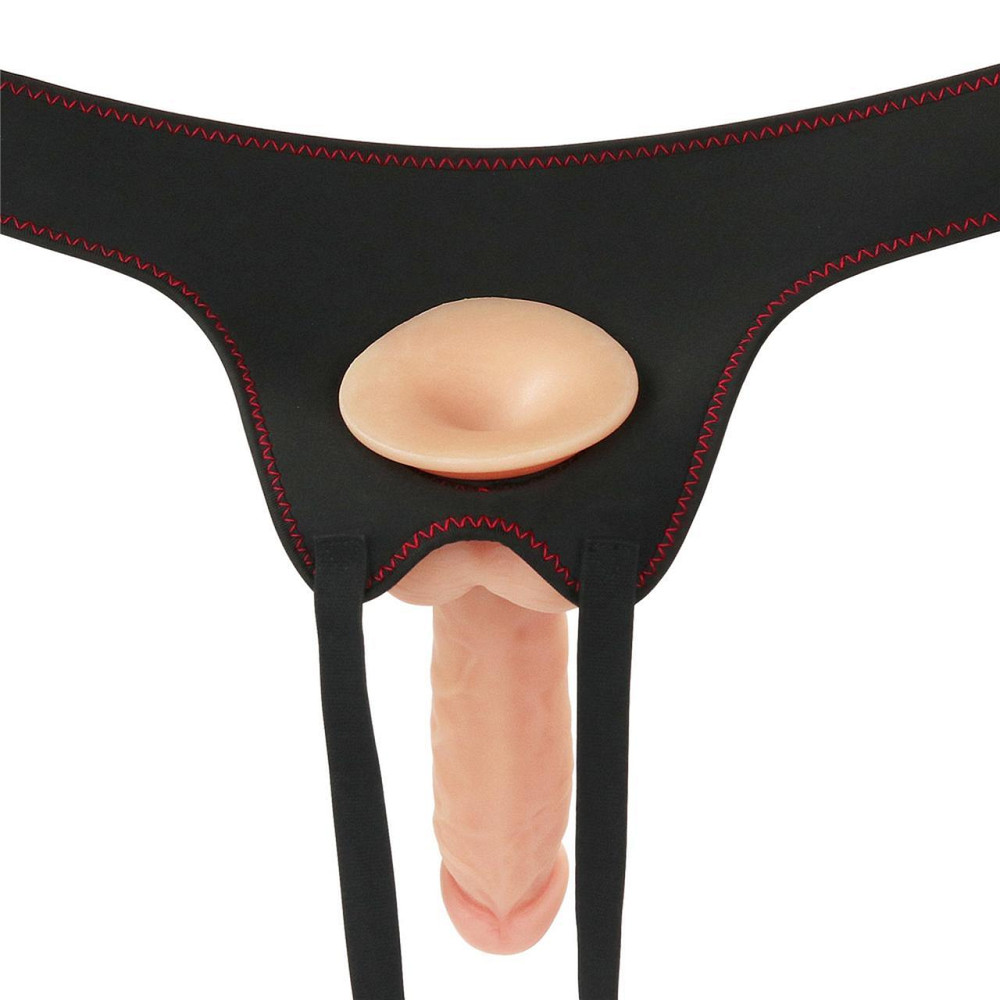 Жіночий страпон з вібрацією Easy Strapon Set 7.5'' Sex Aura Київ - фото 7