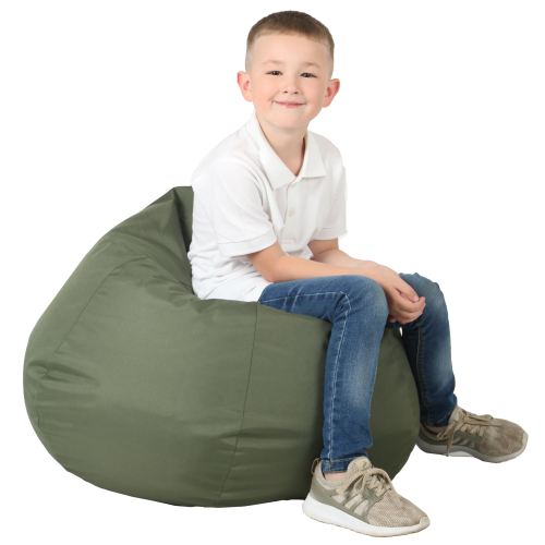 Крісло-мішок Груша Хатка середня Хакі (підліткова) Київ - фото 1