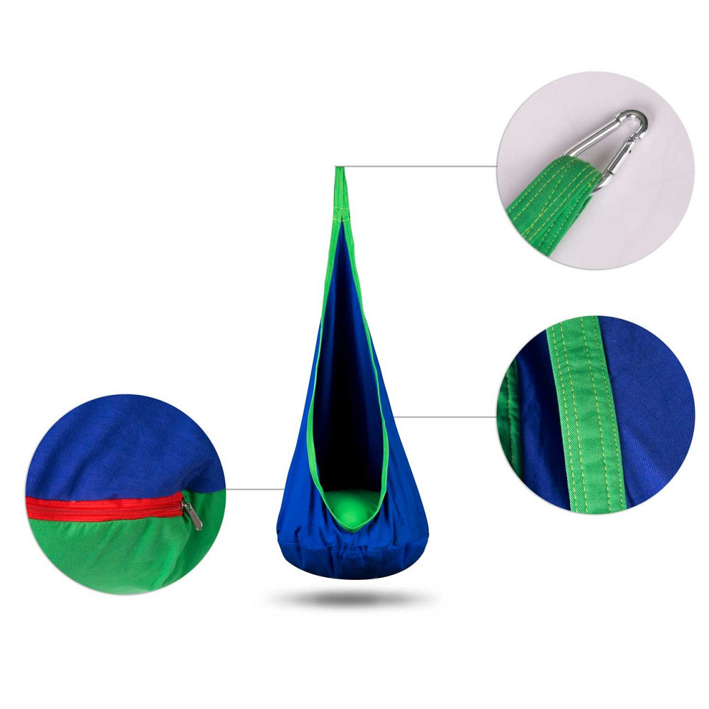 Крісло-кокон підвісне Neo-Sport, синє Київ - фото 6