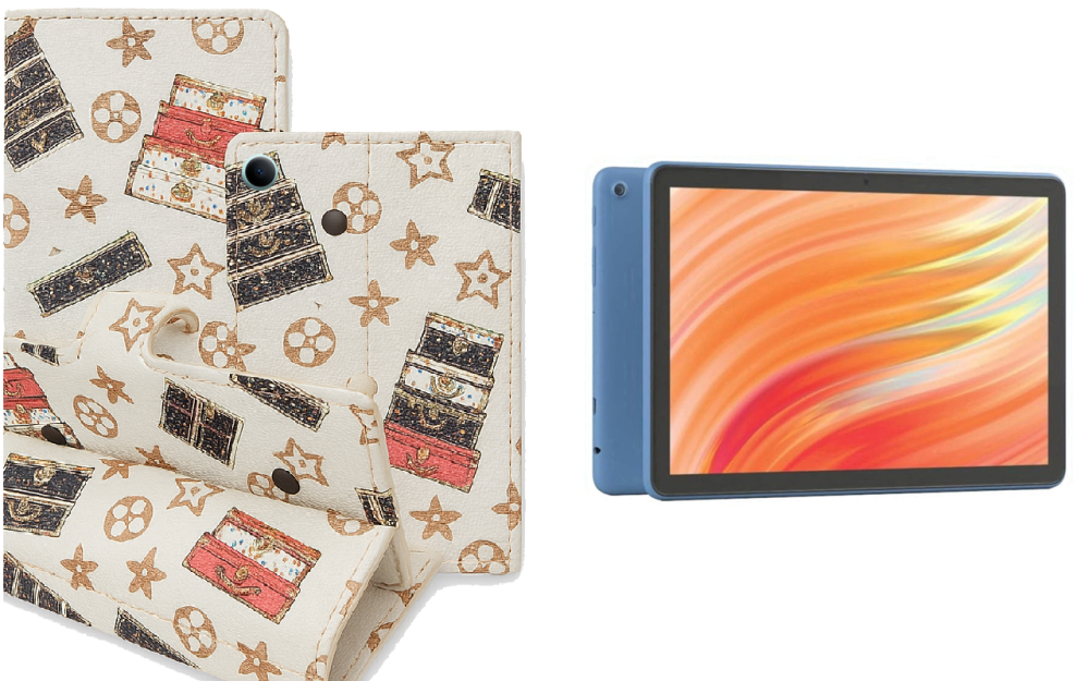 Книга-трансформер для планшета Amazon Fire Hd 10 2017, 2018, цвет Black Lyi White Киев - изображение 1