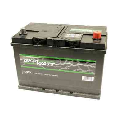Аккумулятор автомобильный GigaWatt 91А (0185759100) Винница