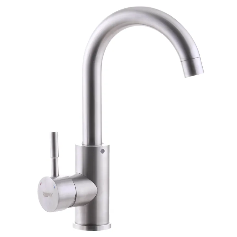 Змішувач для умивальника з нержавіючої сталі Zerix SUS-001 ZX3116 Харків - фото 1