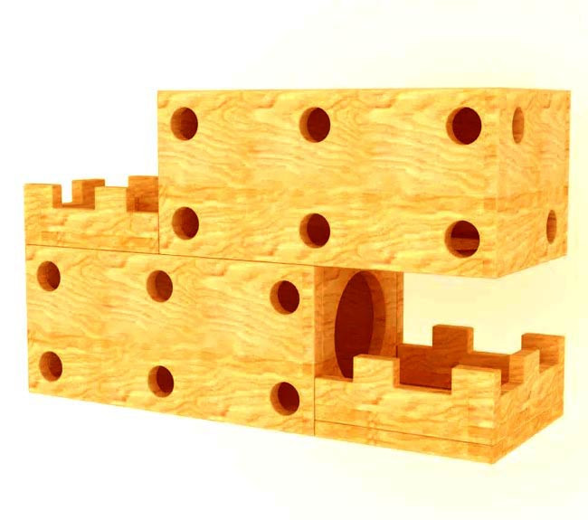 Домик для шиншиллы 