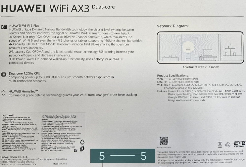 Роутер Huawei AX3 Dual core Wi-Fi 6. Київ - фото 5