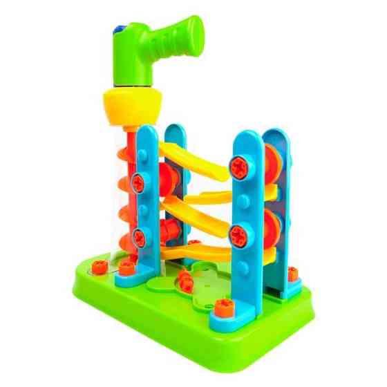 Набір для складання Edu-Toys Гірка-зигзаг з інструментами 54 деталі (JS021) Харків