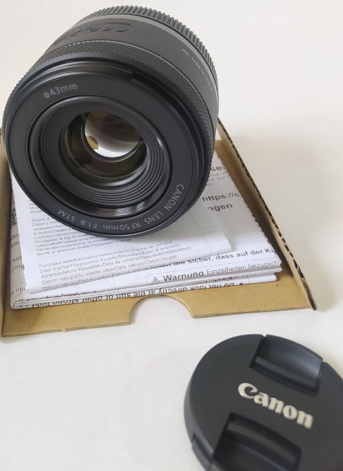 Объектив Canon RF 50mm f/1.8 STM, Новый! Харьков - изображение 2