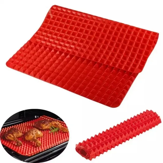Силиконовый коврик для выпечки Pyramid Pan 16,25×11,5 см антипригарный для гриля и духовки Одесса - изображение 2