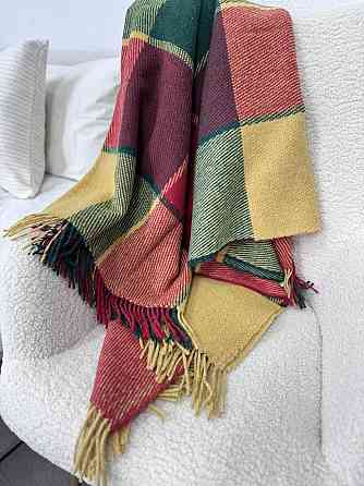 Vladi Плед Vladi 170x210 см вовняний 70% червоно-зелений 01/LIAM Киев