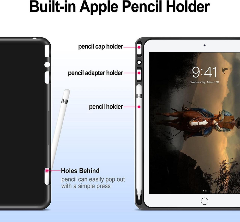 Фирменный защитный чехол-книжка DTH-PANDA для iPad 10.2