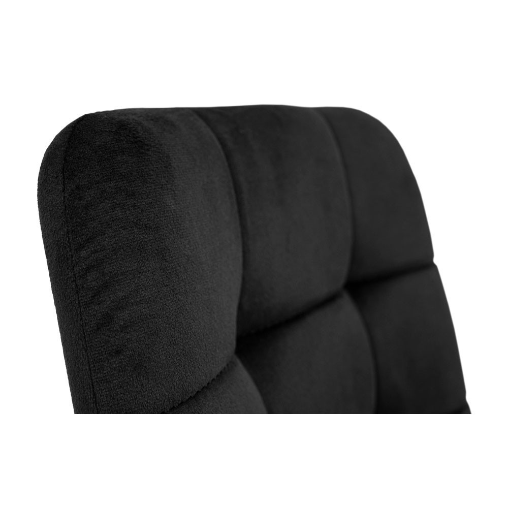 Стілець крісло м'який AlbaDesign U Malcolm 28 високі ніжки Чорний Київ - фото 6