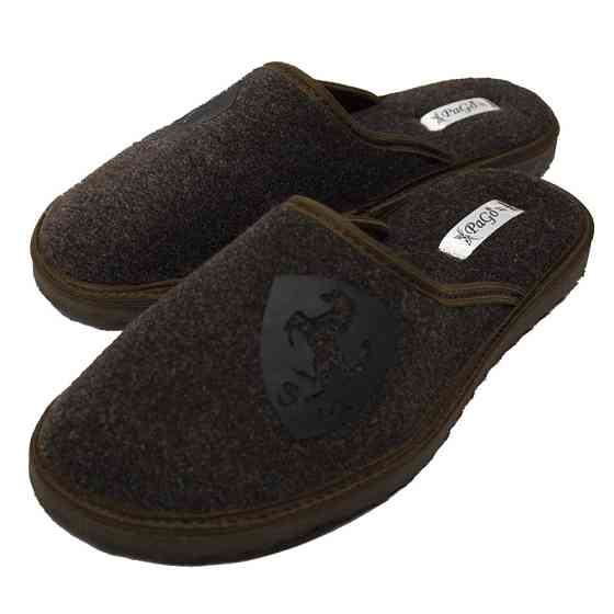 Тапочки мужские комнатные из войлока 