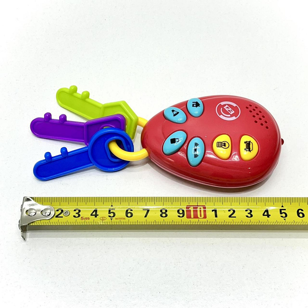 Гра розвиваюча брелок з ключами світло звук Червона (LS010C) Чернигов - изображение 2