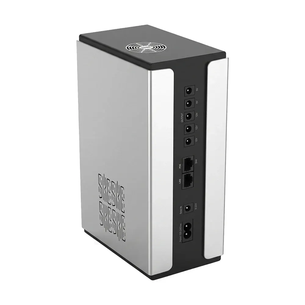 Джерело безперебійного живлення Mini UPS SKE SIRIUS 45W 30000mAh 5V/9V/12V/24V/PoE, LiFePO4 2*15Ah, для роутера та оптичного Київ - фото 9
