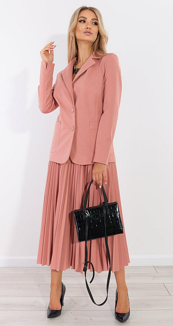 Трикотажний костюм із піджаком Київ - фото 4