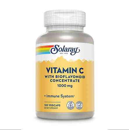 Vitamin C with Rose Hips, Acerola &amp; Bioflavonoids 1000mg - 100 vcaps Луцк
