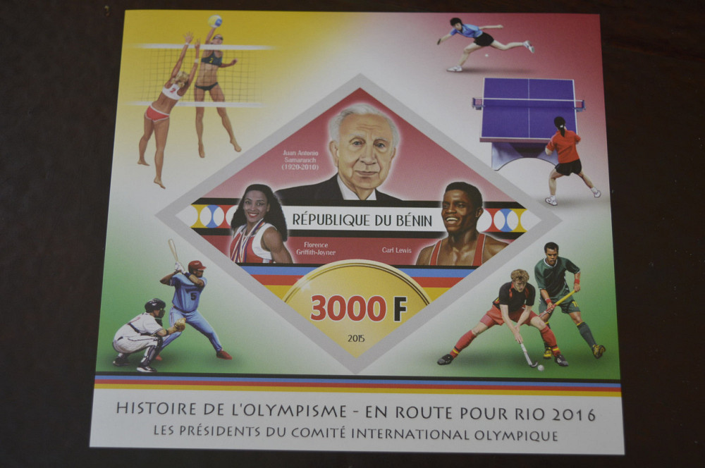 Бенін. Спорт. Блок. Личнисти 2014 (А-16) Полтава - фото 1