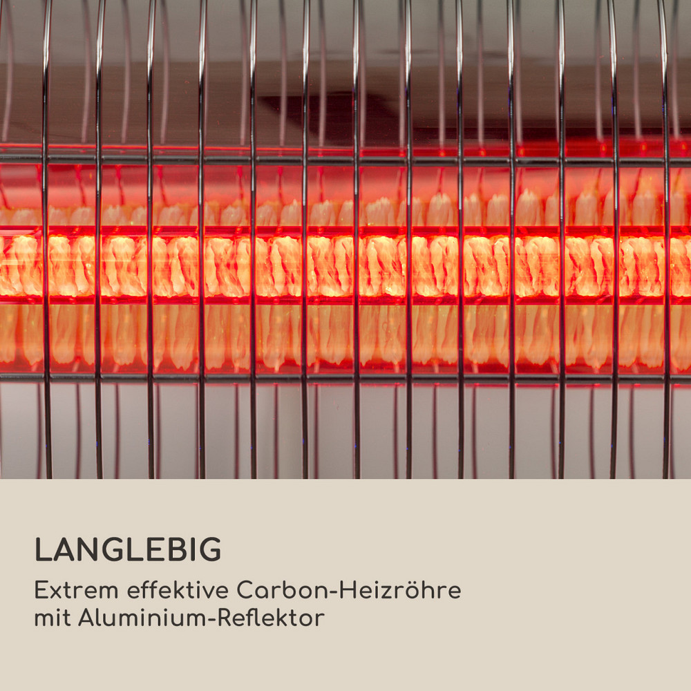 Чорна алюмінія трубки ІП65 вуглецю підігрівача 2000 В темної хвилі ультрачервона покрита золотом Рівне - фото 7