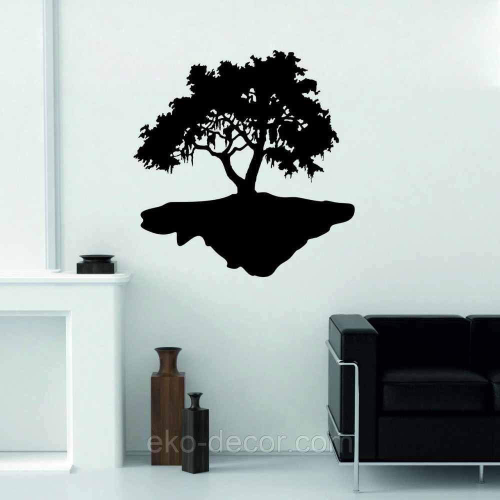 Декоративне настінне Панно «Дерево», Декор на стіну 70*67 см, Чорний Київ - фото 2