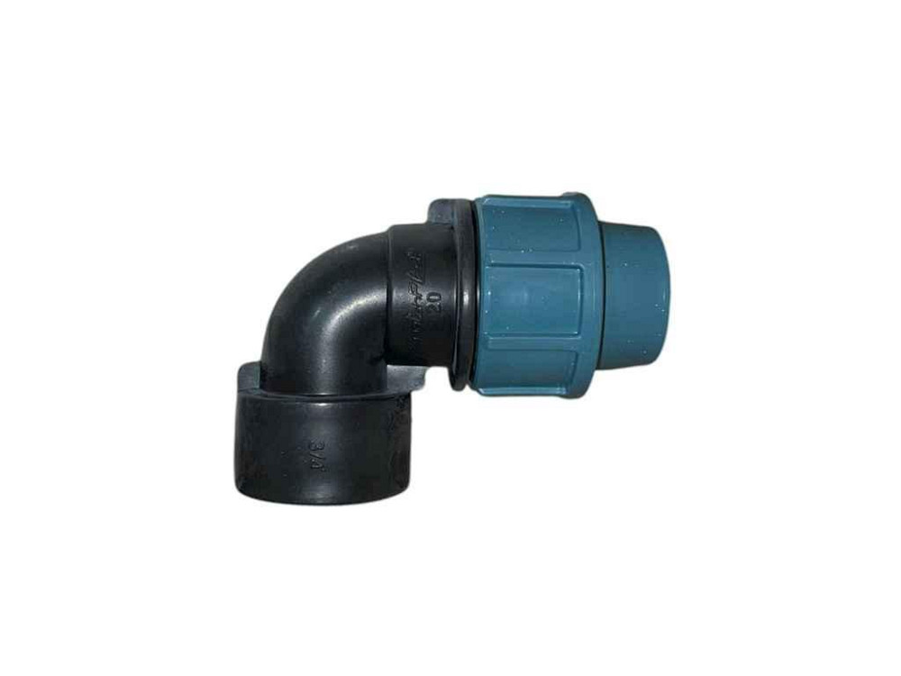 Кут внутрішня різьба КВР 20x3/4 ТМ Santehplast Київ - фото 1