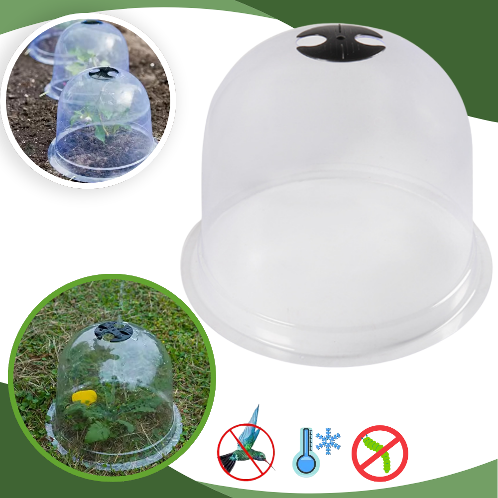 Набір ковпаків 2 шт, садові пластикові для саду та городу захисні для розсади і квітів розмір 26х20 см Кам'янець-Подільський - фото 1