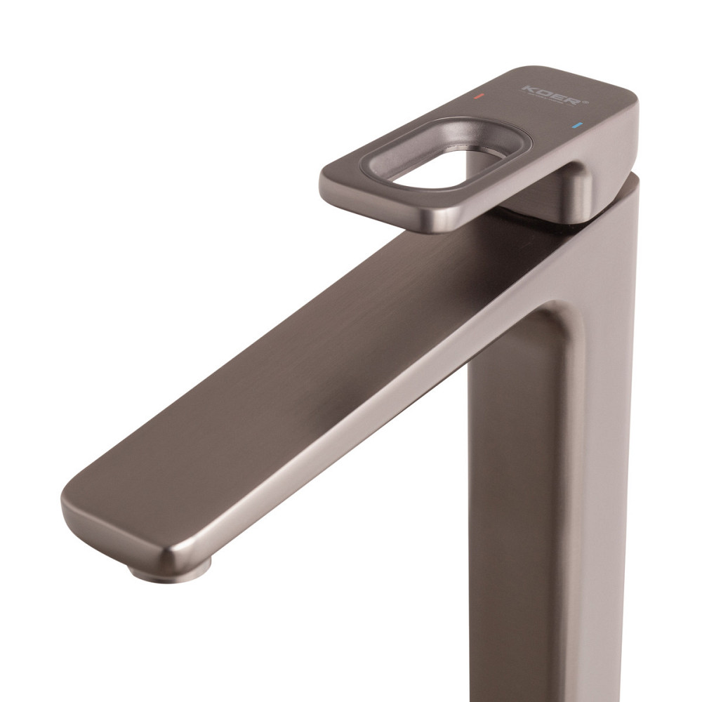 Высокий смеситель для умывальника Koer KB-11031-07 (KR5435) - надёжный выбор Харьков - изображение 3