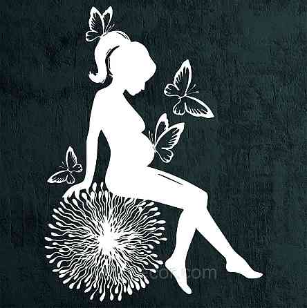 Декоративное настенное Панно «Женское счастье», Декор на стену 110*83 см, Белый Киев