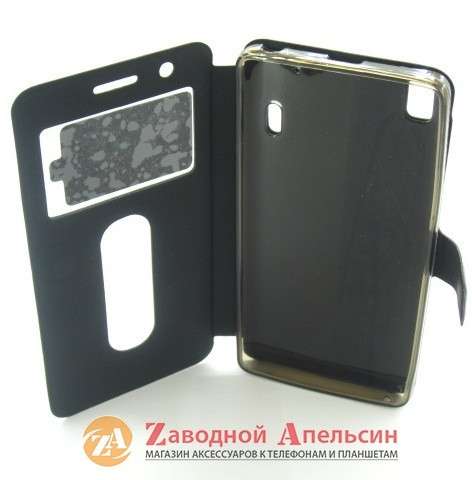 Чохол книжка Lenovo A7000 K3 Note Smart Case black Одеса - фото 5