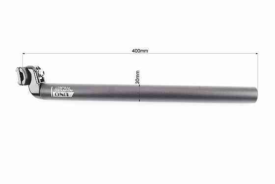 Труба сидіння MTB 30,0х400мм, алюмінієва, чорна SP-602 Київ