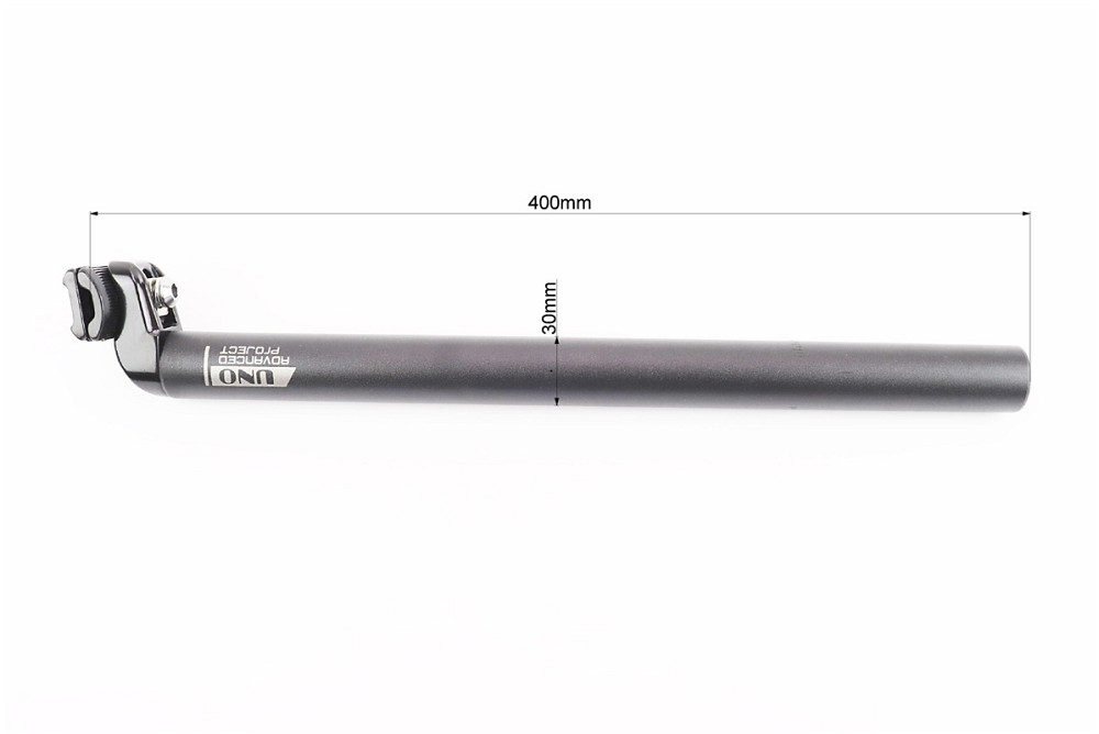Труба сидіння MTB 30,0х400мм, алюмінієва, чорна SP-602 Київ - фото 3