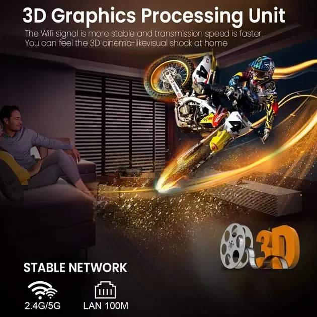 Смарт ТВ приставка LEMFO M98-Y10 2/16 Гб Smart TV Stick Android 13 (ATV) с голосовым пультом Коломыя - изображение 6