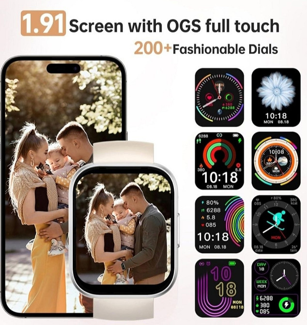 Смарт -Часы Oukitel BT103 Black Киев - изображение 2