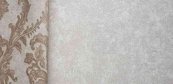 Шпалери вінілові на флізеліні AdaWall Seyyah1.06х10 під штукатурку структурні бежеві з глянцем Київ