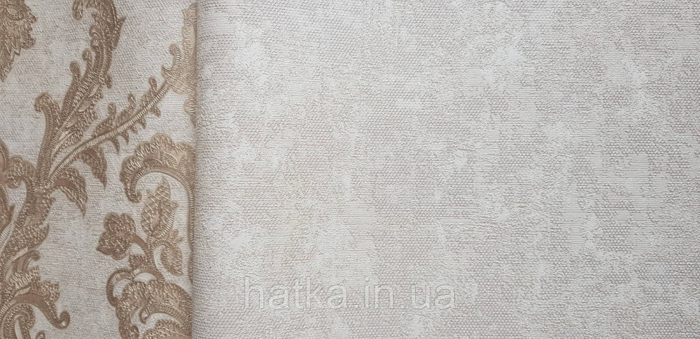 Обои виниловые на флизелине AdaWall Seyyah1.06х10 под штукатурку структурные бежевые с глянцем Киев - изображение 2