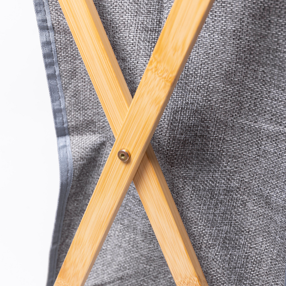 Кошик для білизни на підставці 52×30×60 (см) м'який Сірий HP-41-17 Коломия - фото 8