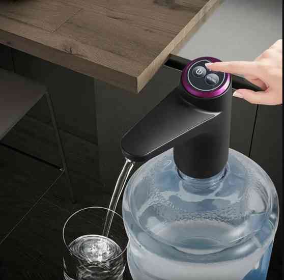 Электрическая помпа для воды сенсорная черная Винница