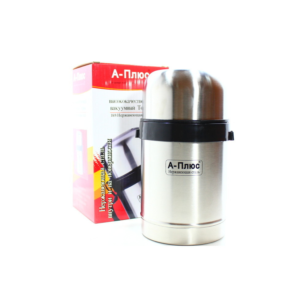 Термос пищевой металлический A-plus 1663 750 мл Винница - изображение 2