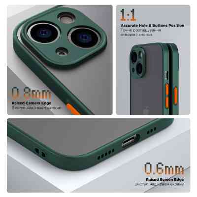 Чохол до мобільного телефона Armorstandart Frosted Matte Tecno Spark 20C (BG7n) Dark Green (ARM73583) Вінниця