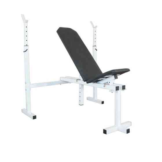 Скамья для жима со стойками 40 на 40 мм Стойки, скамьи для жима и приседаний регулируемая Киев