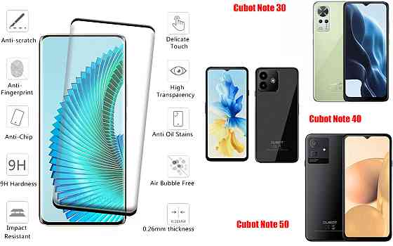 Захисне скло HyperGlass Pro для Cubot Note 30, Cubot Note 40, Cubot Note 50 – максимальна чутливість та захист Київ