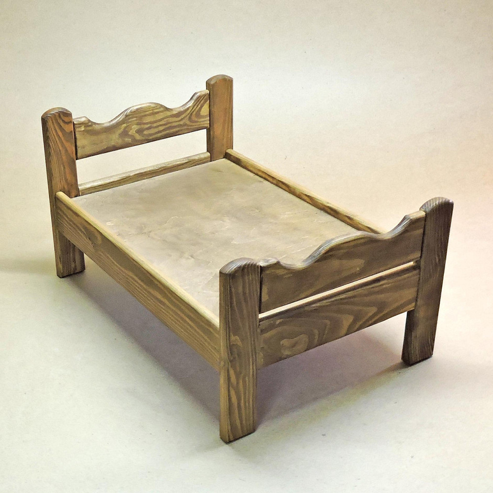 Ліжко для ляльок "Аріель" капучино Миколаїв - фото 1