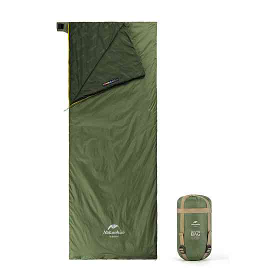 Спальний мішок Naturehike LW180 Mini NH21MSD04, правий, XL, темно-зелений Киев