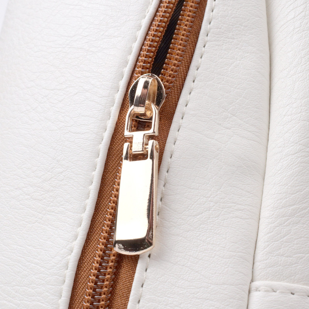 Топовая слинг сумка для женщин из экокожи Vintage 22746 Белый Киев - изображение 5