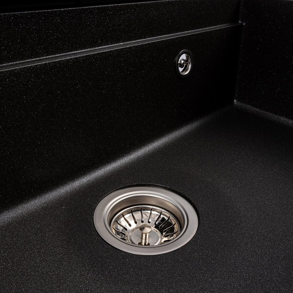 VALESO Кухонна мийка гранітна 7546 EVANORA матова (моріон) VALESO Коломия - фото 6