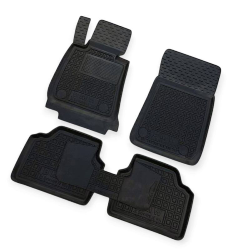 Килимки BMW 3 e90, e91, e92 2005-2012 борт 2,5см, з перемичкою салону Мукачево - фото 1