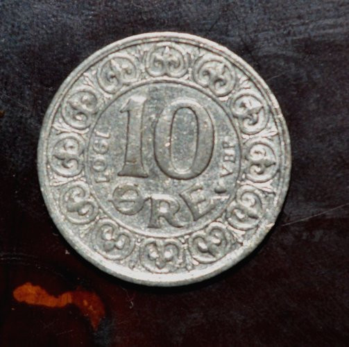 Дания 10 эре 1907год (серебро) Полтава - изображение 1