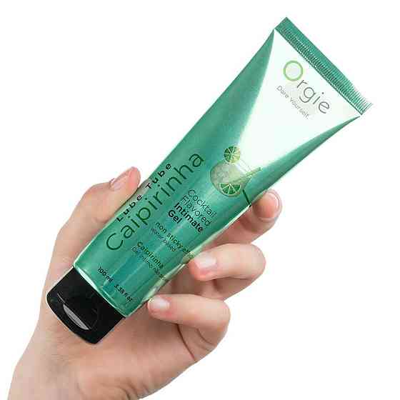 Лубрикант на водной основе Orgie Lube Tube Cocktail Caipirinha, 100 мл, вкус цитрусового коктейля Sex Aura Киев