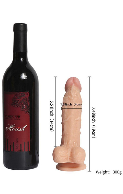Фаллоимитатор Large Leilong Lifelike телесный без вибрации Sex Aura Киев - изображение 2