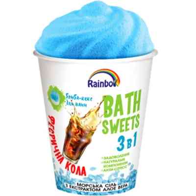 Бомбочка для ванни AquaShine Rainbow Набір Феєрична кола Бомба-кекс для ванн і Морська сіль з екстрактом алое вера (4820240940364) Вінниця