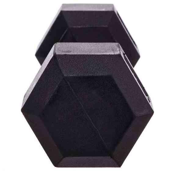 Гантель 4 кг цельная шестигранная гексагональная Zelart Киев