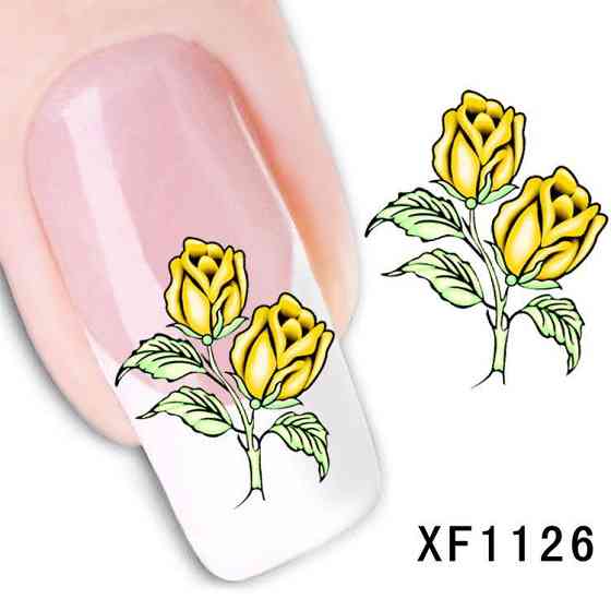 Наклейки для ногтей XF1126 Киев